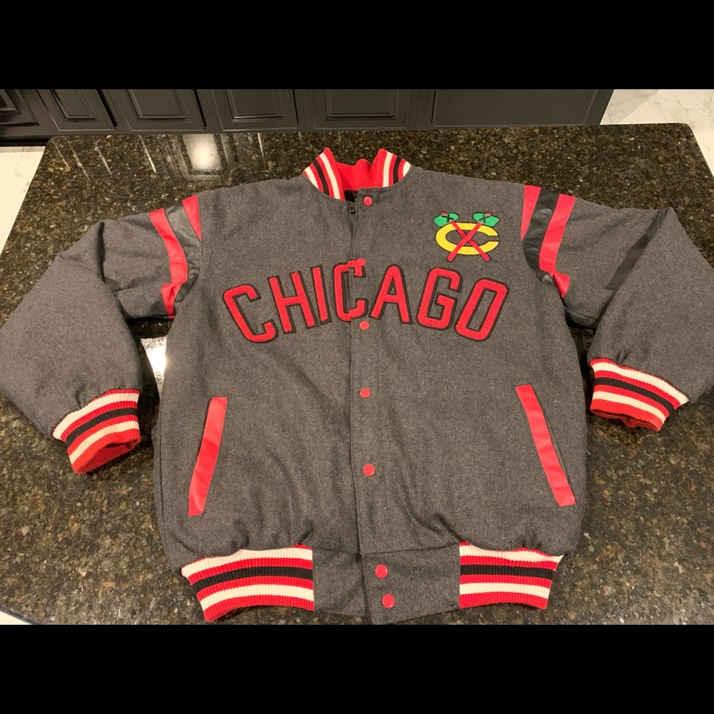 Chicago Blackhawk Reversible Jacket.